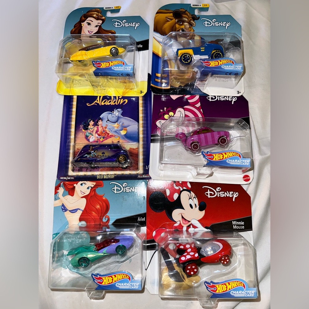 Disney Hotwheels collections